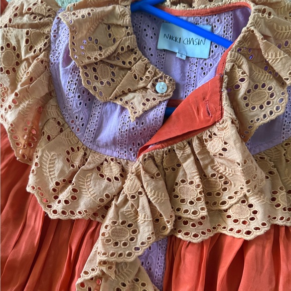 Colorful Ruffled Blouse - Picture 3 of 7